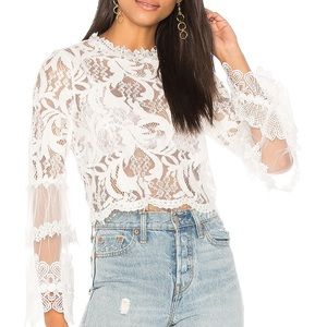 Lioness revolve lace top